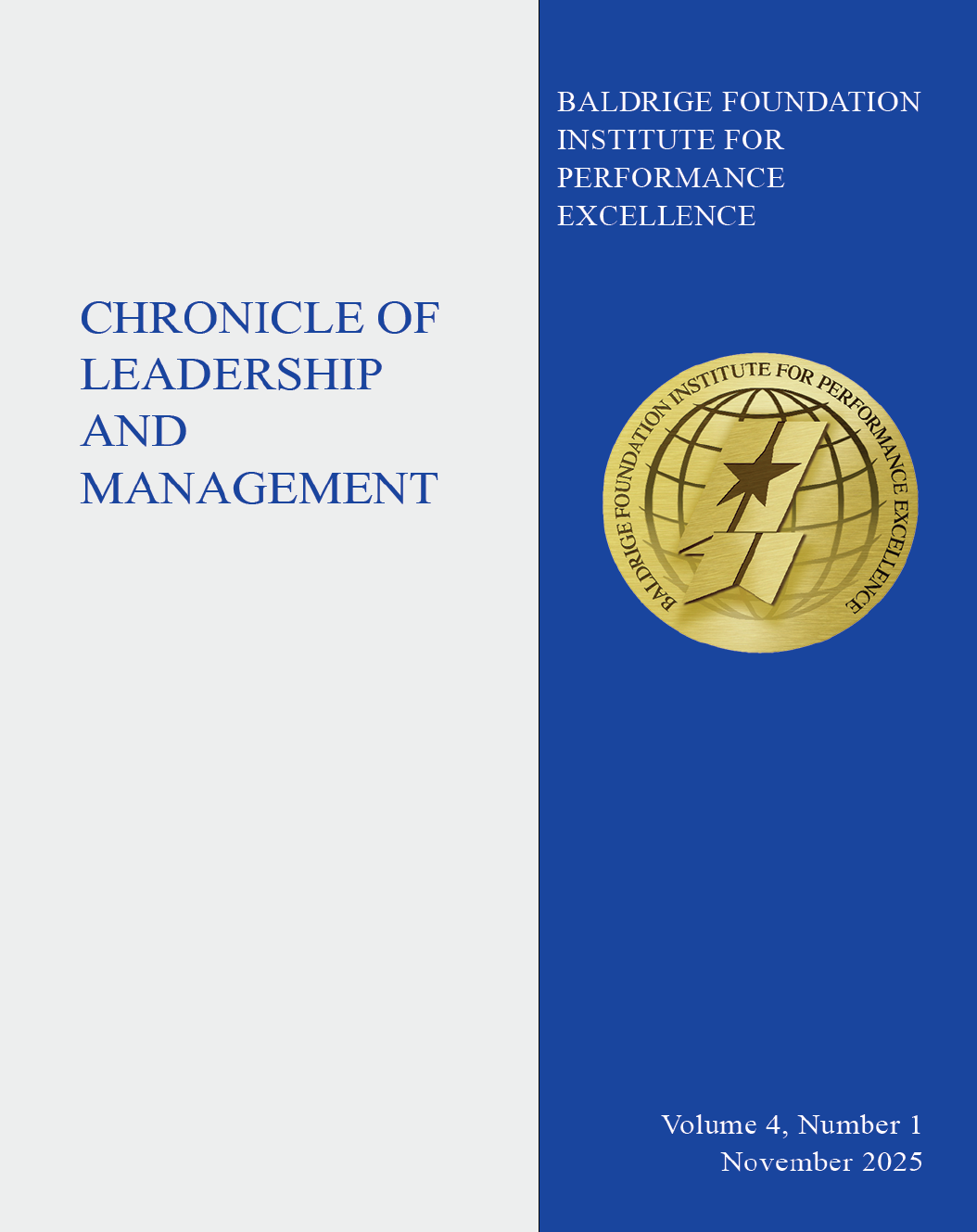 Chronicle of Leadership & Management: Volume 4, Number 1 (Digital Download)