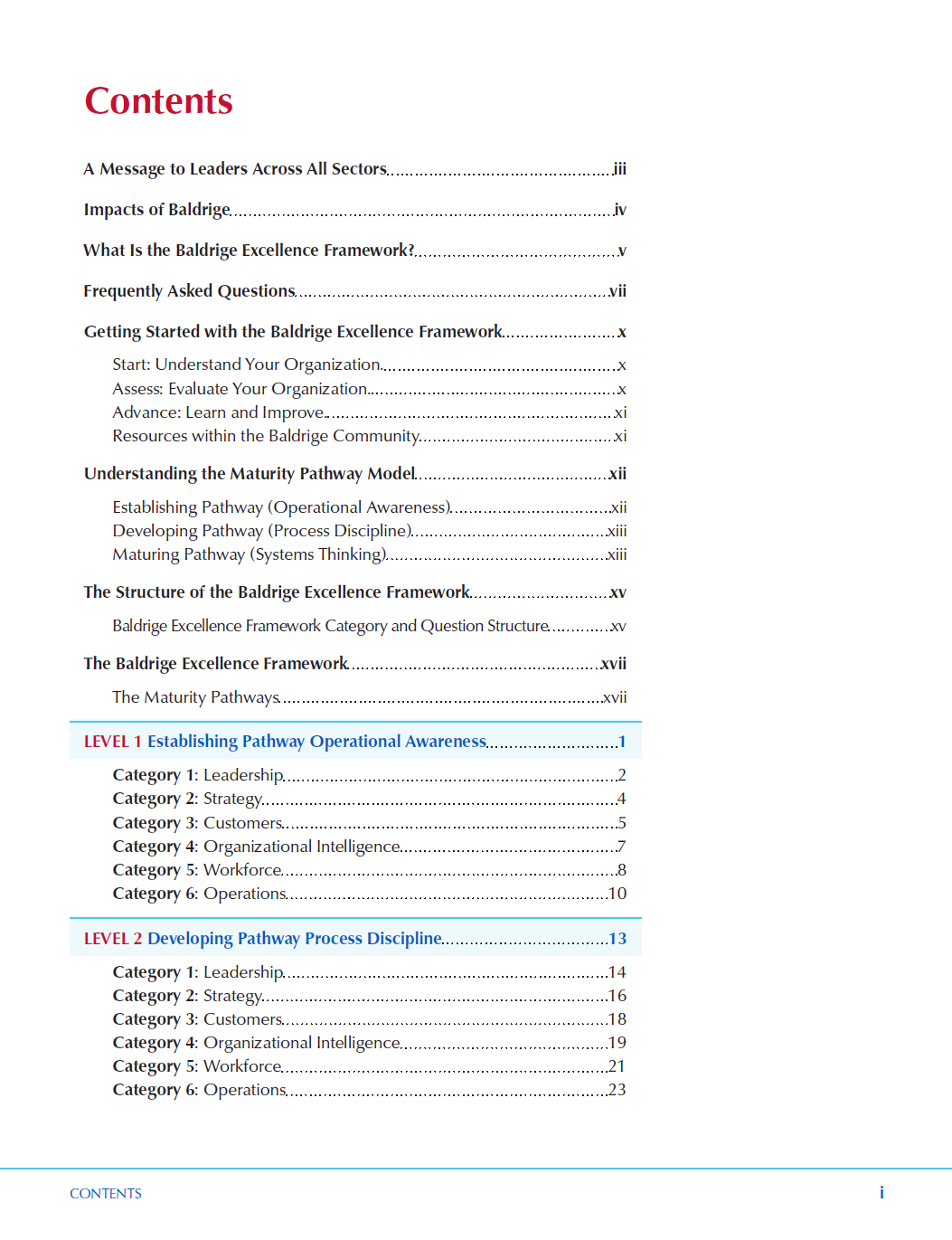 Baldrige Excellence Framework (2026 Revision)(Digital Download)