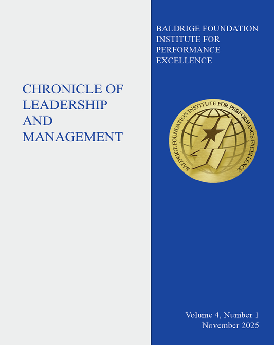 Chronicle of Leadership & Management: Volume 4, Number 1 (Digital Download)